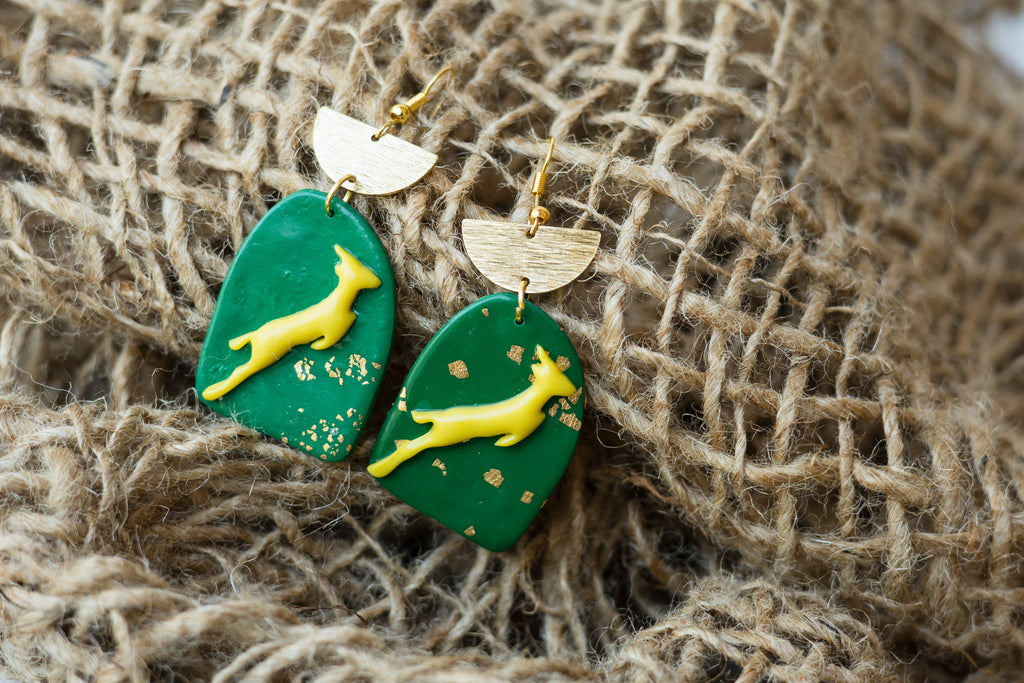 Springbok Statement Earrings