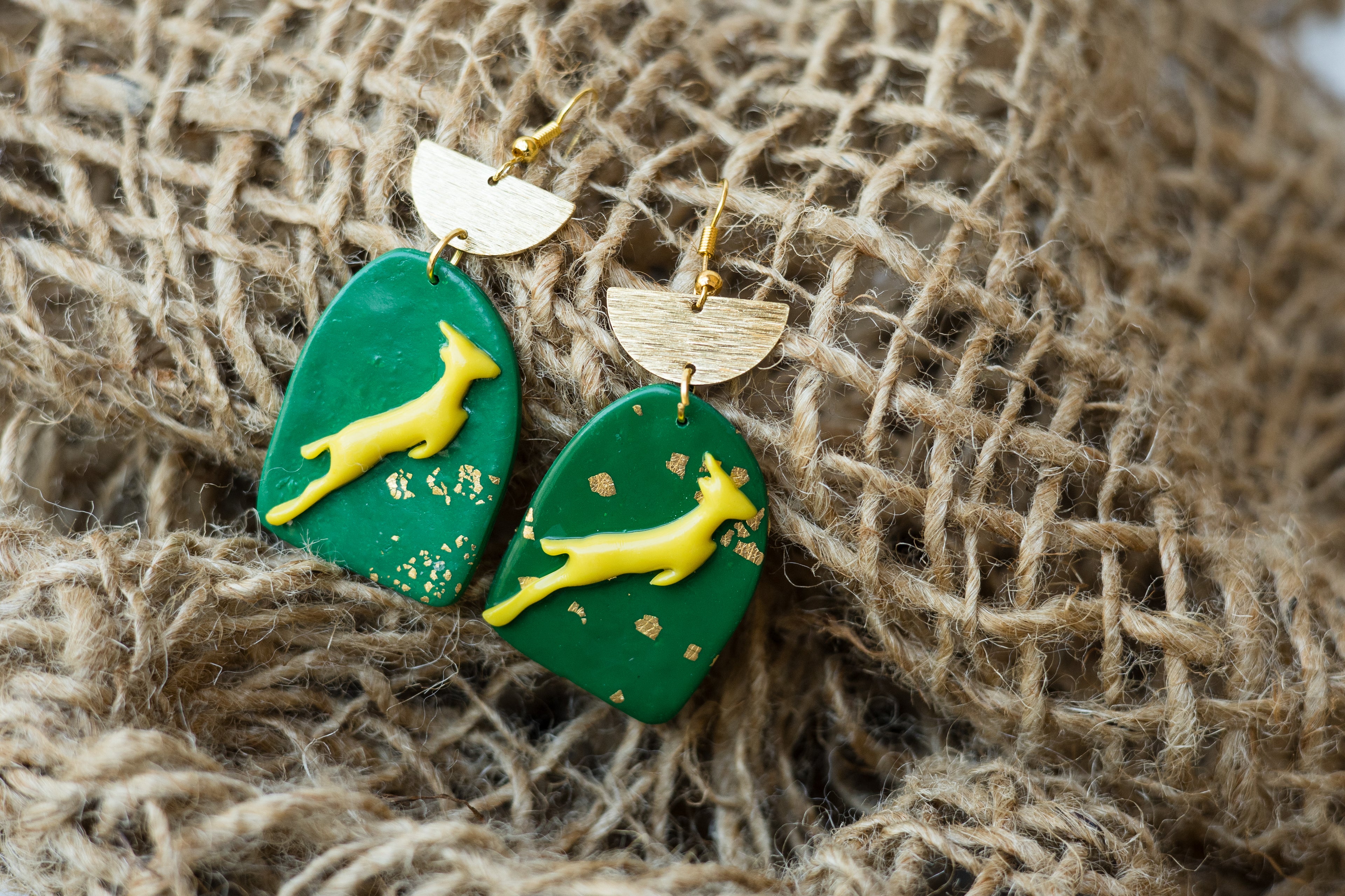 Springbok Statement Earrings