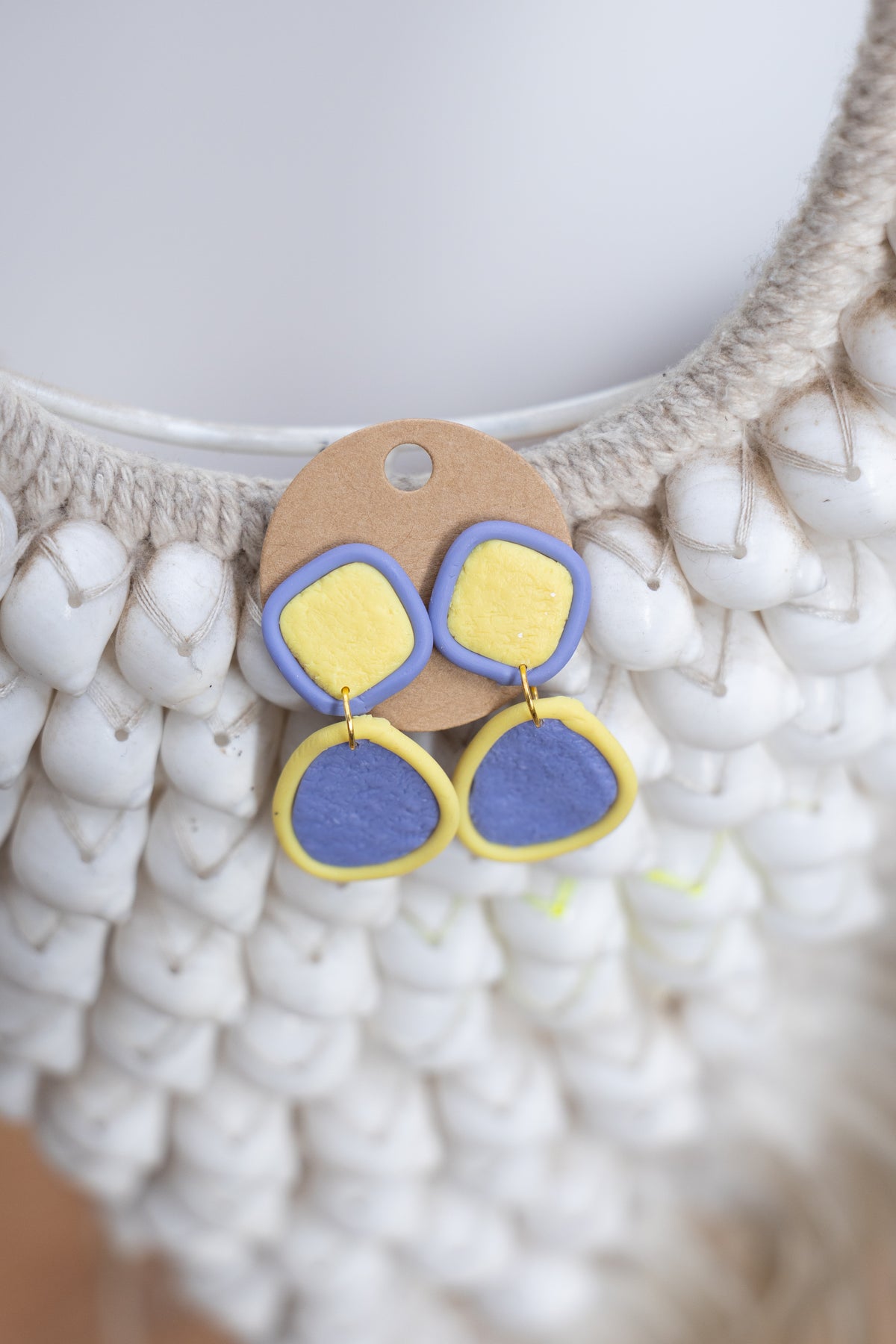 Lavender Lemon Drop Earrings