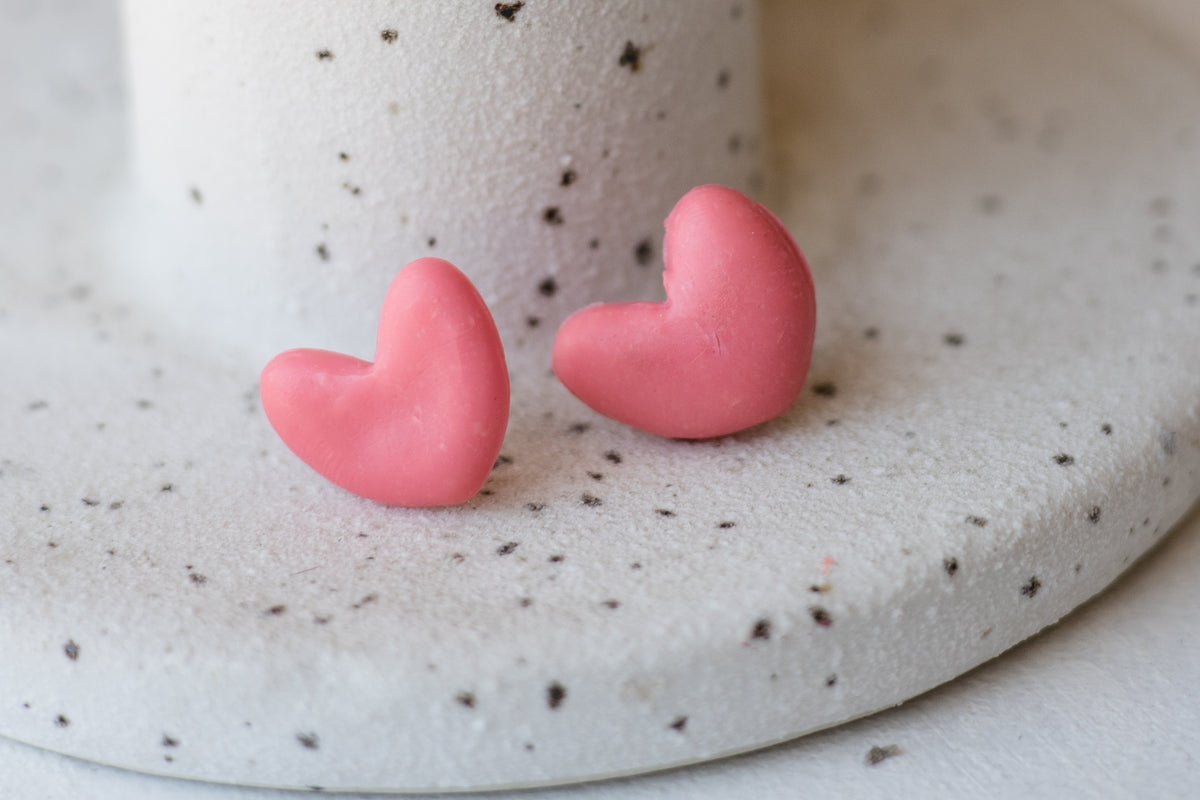 Rainbow Heart Studs